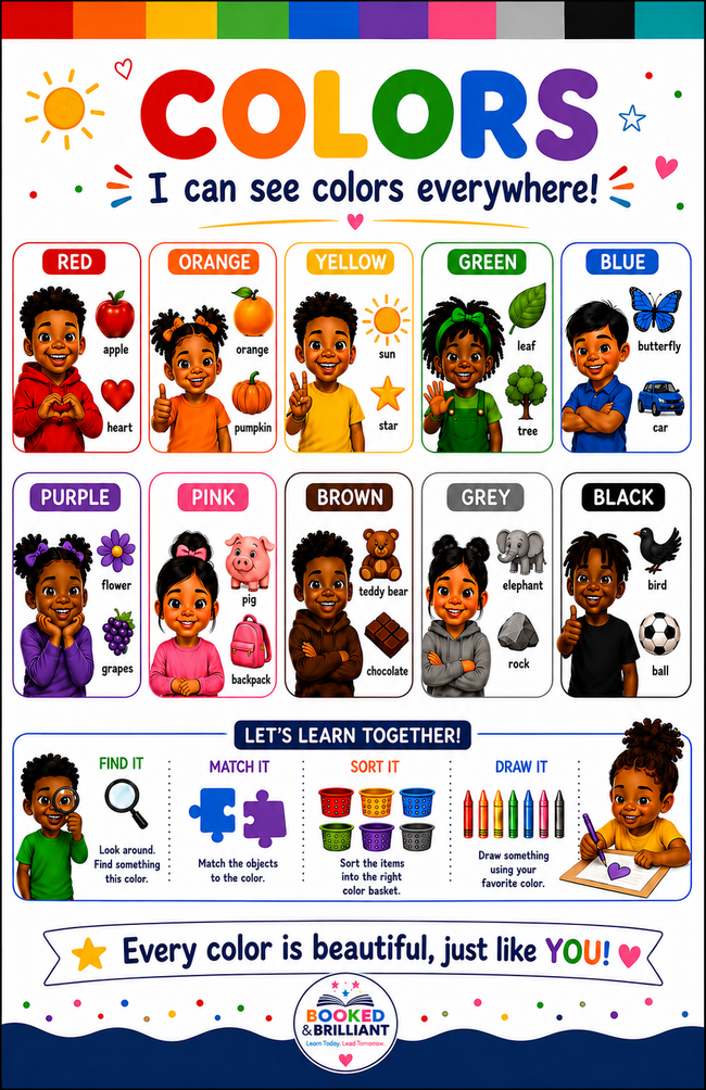 Colors Learning Poster
