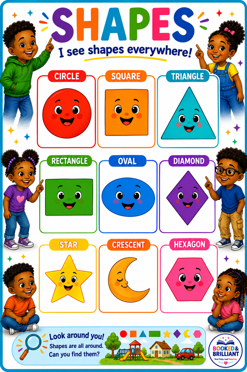 Shapes Learning Poster