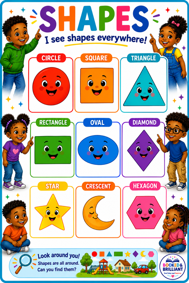 Shapes Learning Poster